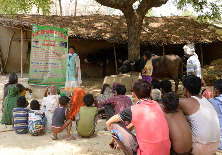 Eliminate avoidable blindness through hospital-based community eye health program