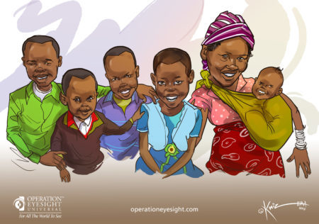 Young girl from Kenya receives sight-restoring surgery through Operation Eyesight giving her hope for a brighter future