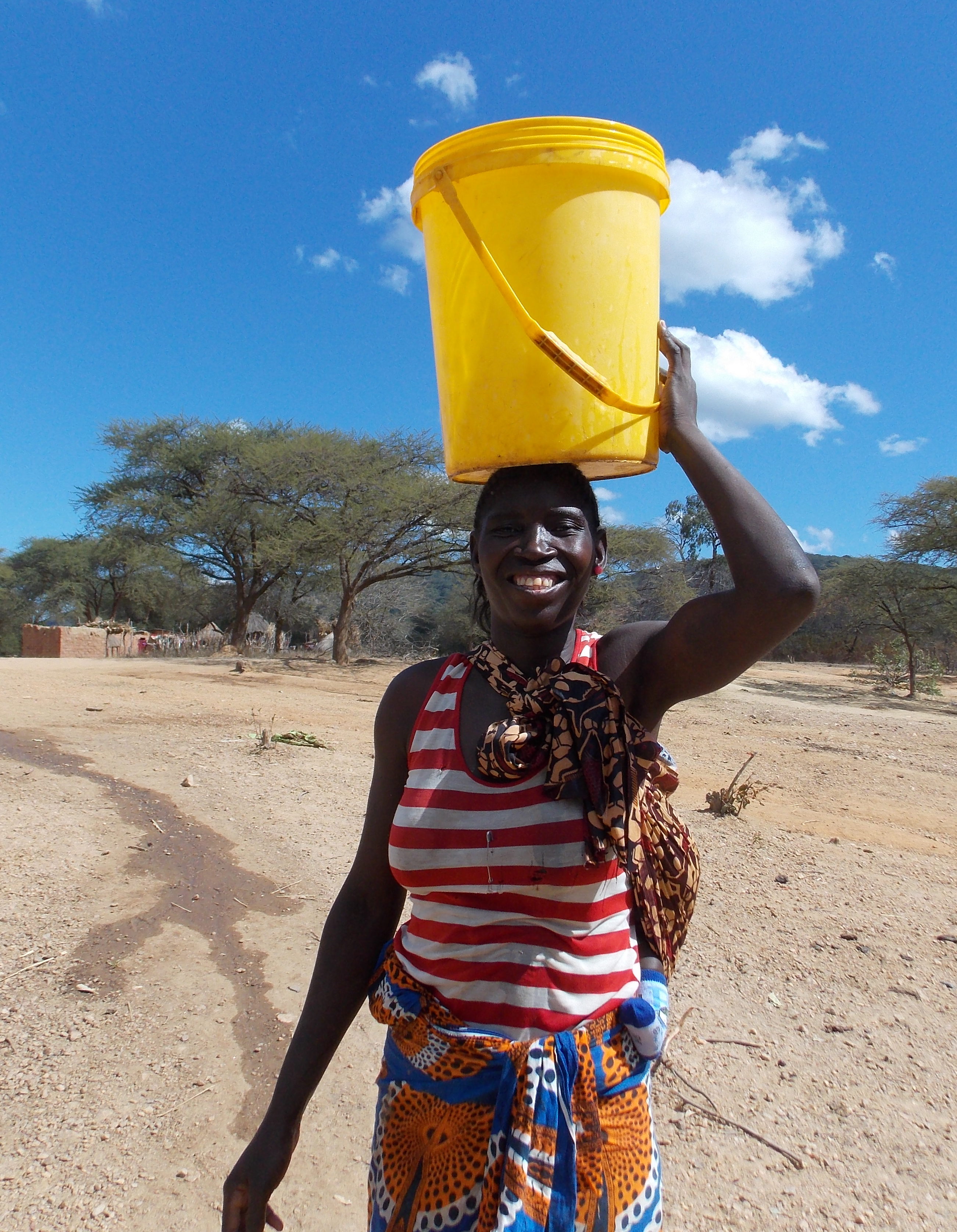 With newly rehabilitated boreholes right in the communities, women no longer need to walk for hours to find a source of fresh water.