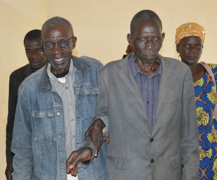 Bernard (with glasses) is one of 72 community health volunteers trained at Kitale District Hospital.